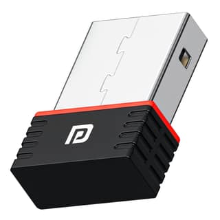 Portronics WiPlug 150Mbps WiFi 2-in-1 Dongle - White & Black