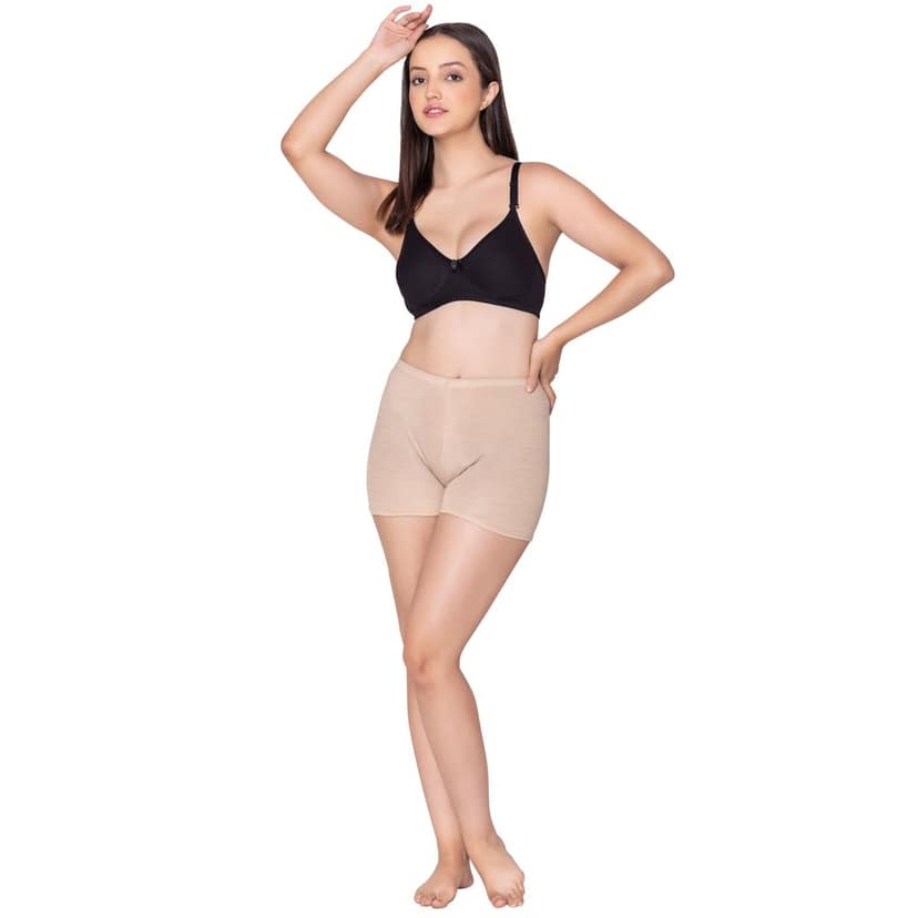 Bodycare polycotton wirefree convertible straps moulded cup non padded bra-6594B view 5