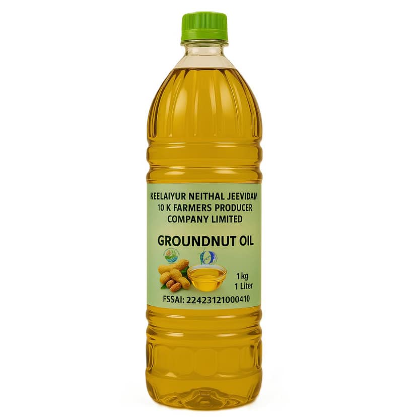 Cold Pressed & Pure Groundnut oil from Nagapattinam