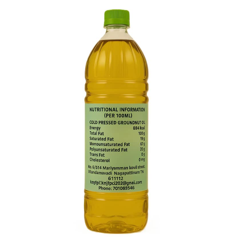 Cold Pressed & Pure Groundnut oil from Nagapattinam view 2
