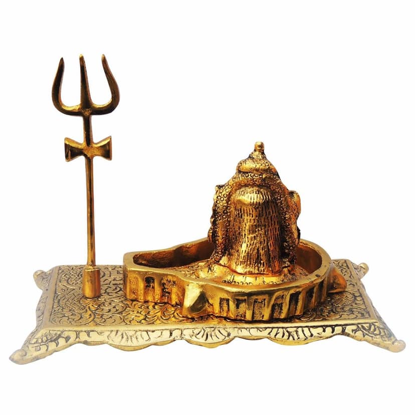 Aluminium Showpiece Mahakal Statue (ASMAS419 G) view 3