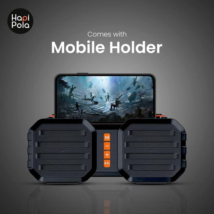 HAPIPOLA BLUETOOTH SPEAKER AQUA ATOM | Immersive Audio | Good Bass | Light Weight 10+ hours Playback | USB Input view 6