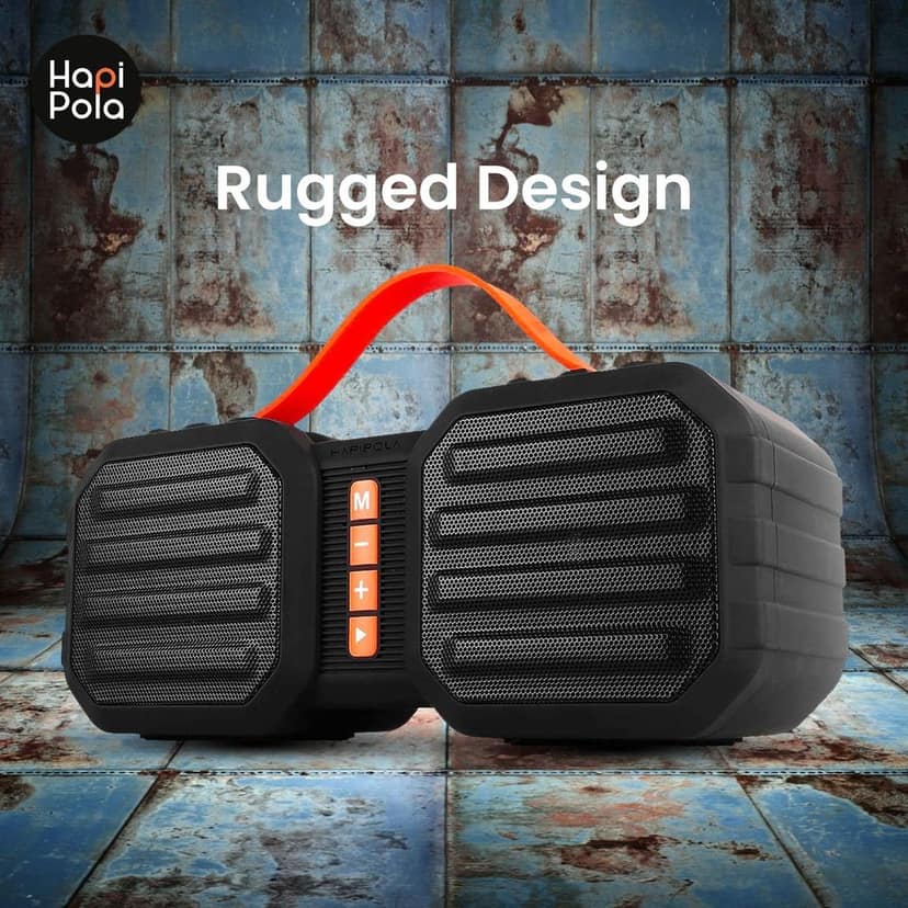 HAPIPOLA BLUETOOTH SPEAKER AQUA ATOM | Immersive Audio | Good Bass | Light Weight 10+ hours Playback | USB Input view 7