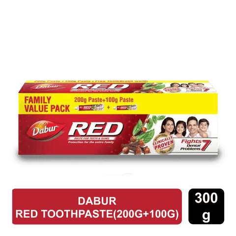 Dabur Red Toothpaste, 300 gm Pack view 2