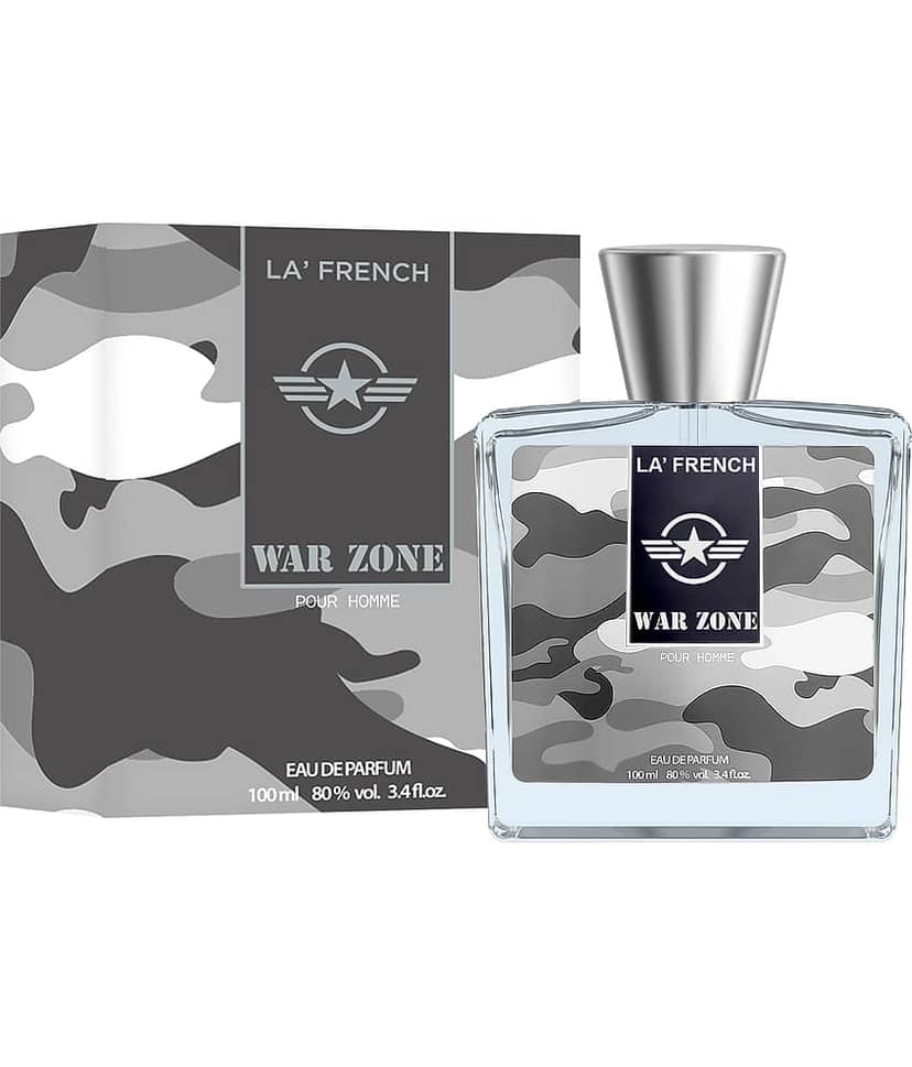 LA FRENCH Kombat & War Zone Eau De Parfum (EDP) For Men 200ml ( Pack of 2 ) view 2