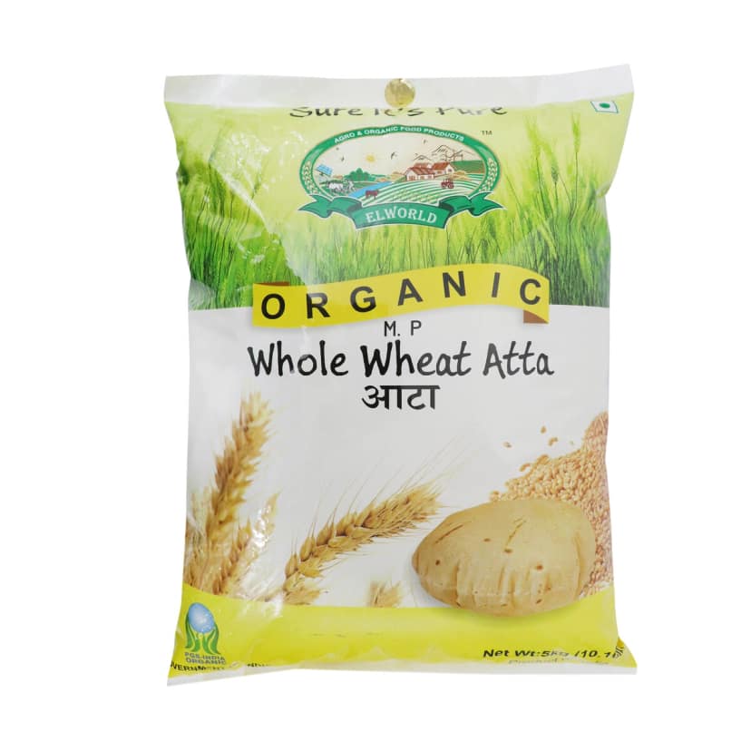 Organic Whole Wheat Atta-5kg