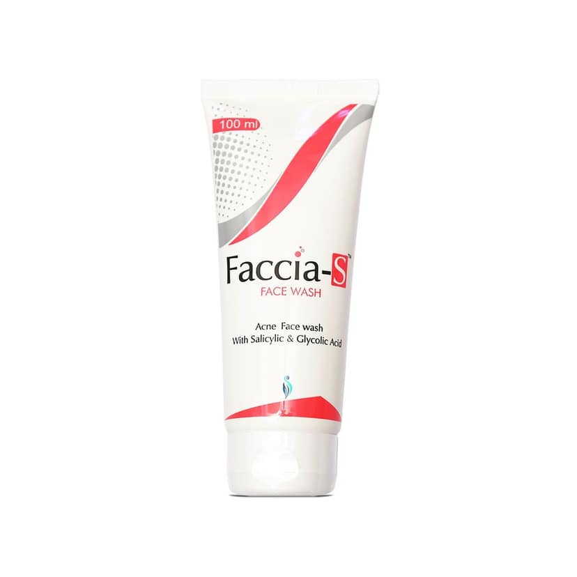 Anti-Acne Faccia-S Face Wash, 5% Aloe Vera, 1% Glycolic Acid, and 2% Salicylic Acid Preventing Breakouts, Acne scars, Aging Signs Restoring Skin Moisturisation 100ml Pack of 2 view 4