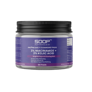 SOOP Advanced Niacinamide & Kojic Acid Cleansing Pads (50 Pads)