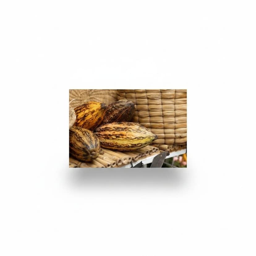 Premium Raw Cacao Pods - 1 kg - Single pack containing multiple cacao pods view 3