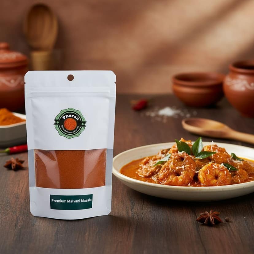 Buy Malvani Masala Online India - Konkan Coastal Spice | Phoran view 2