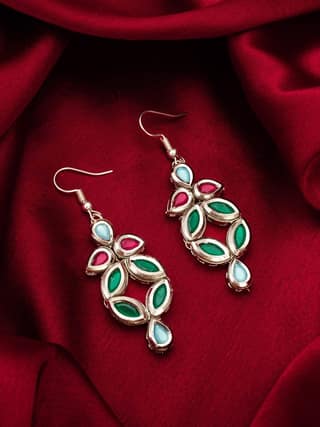 Morison Golden Geometric Earrings Contemporary Design with a Classic Touch