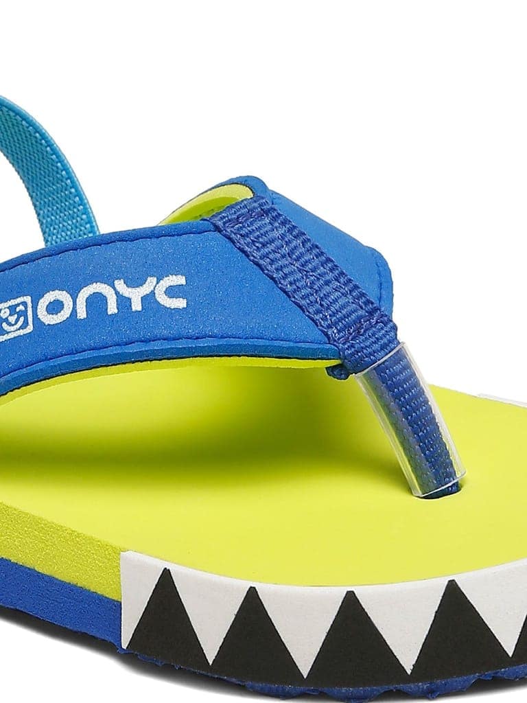 Premium Shark Flip-flops With Adjustable BackSupport - Neon Green (Unisex) view 2