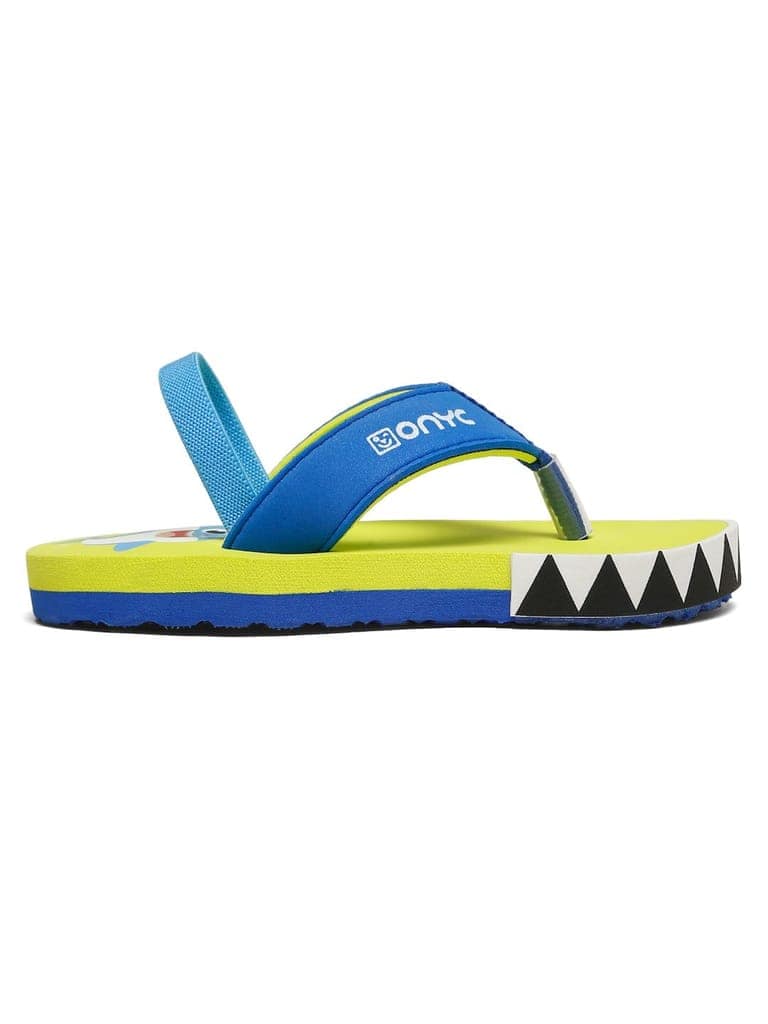 Premium Shark Flip-flops With Adjustable BackSupport - Neon Green (Unisex) view 4