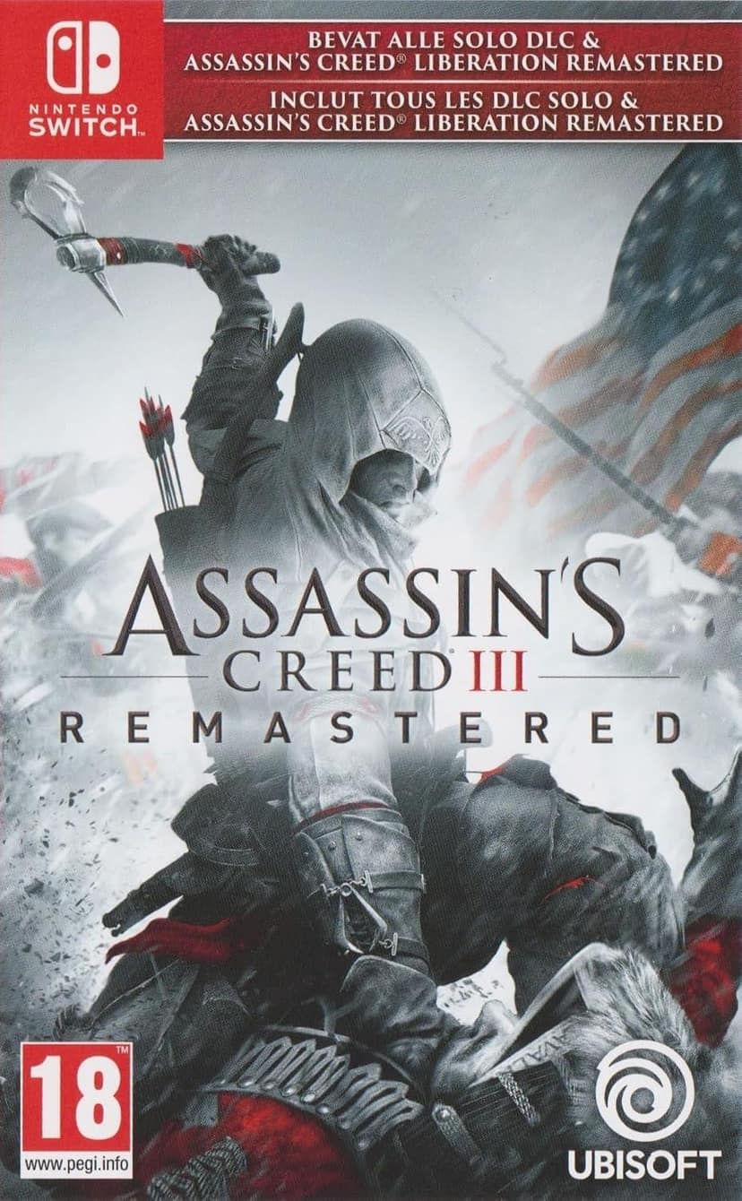 Nintendo Assassin's Creed III Remastered + Assassin's Creed Liberation Remastered | Nintendo Switch