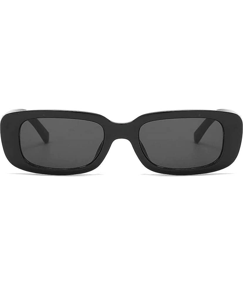Kanny Devis - Black Rectangular Sunglasses ( Pack of 1 )