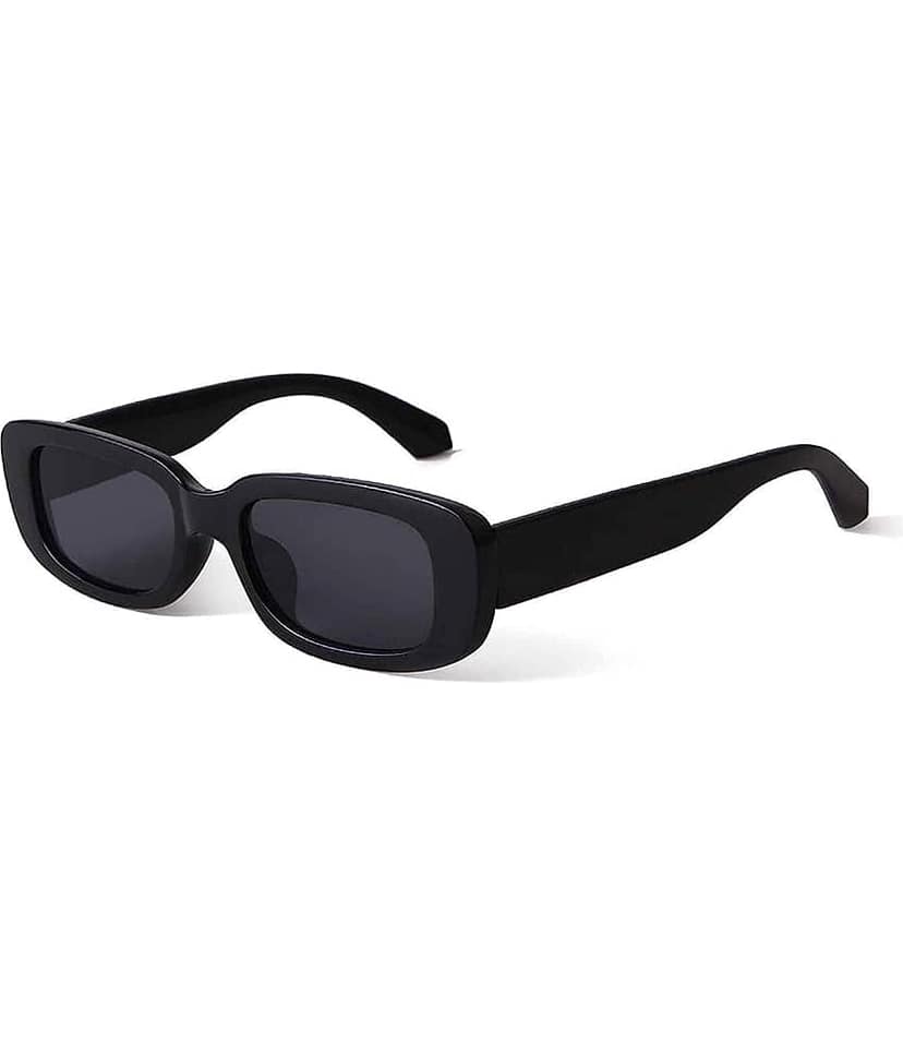 Kanny Devis - Black Rectangular Sunglasses ( Pack of 1 ) view 2
