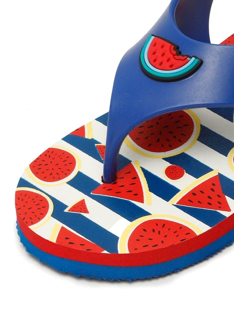 Premium Watermelon Jellies Flip-flops - Navy Blue (Unisex) view 2