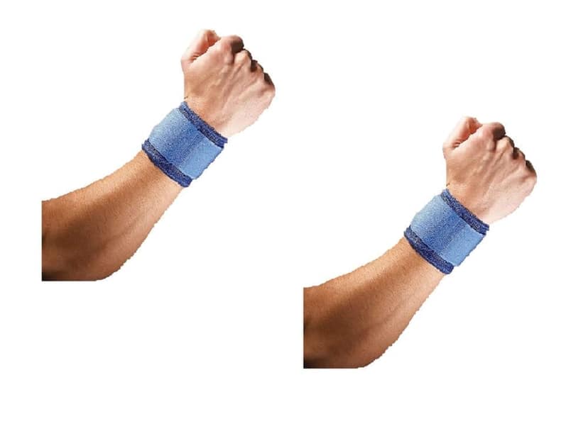 EZYFIT Premium Neoprene Loop Deluxe Wrist Support, Sport Wrist Wrap for Wrist Pain Relief, One Size Fits Most - Blue