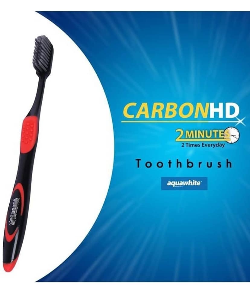 aquawhite Carbon HD Toothbrush Pack of 4 view 2