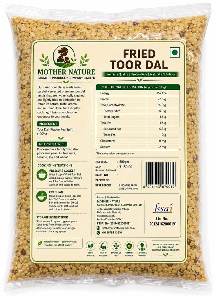 Fry Toor Dal view 2