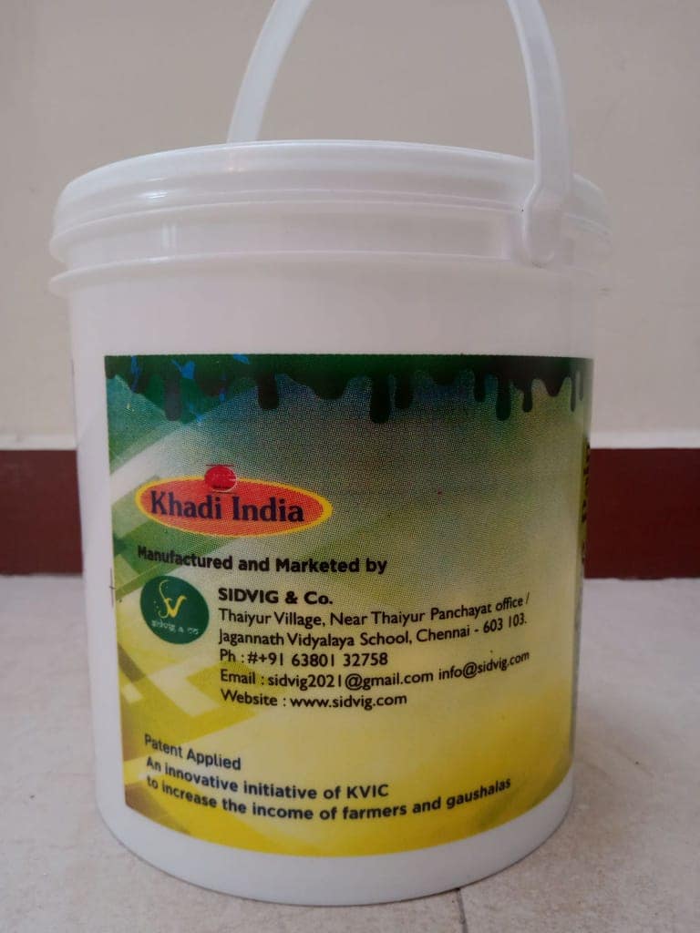 Khadi Prakritik Paint 2in1 - Emulsion -10 Litres - SIDVIG & CO view 2