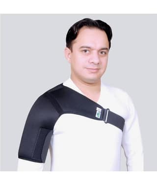 Hiakan International Compression Shoulder Neoprene Black (Right) Free Size