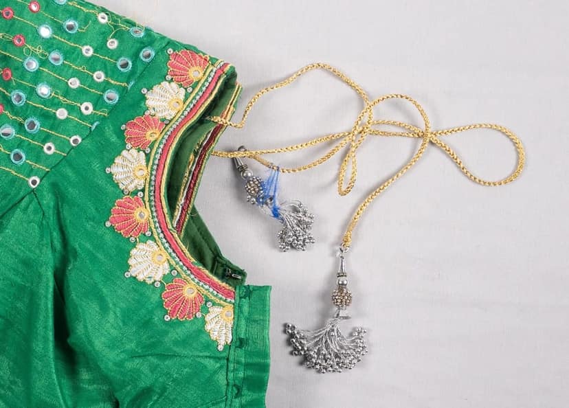 Designer blouse view 2