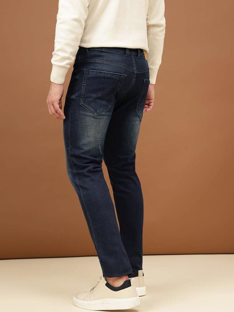Richlook Men Indigo Slim Fit Jeans view 3