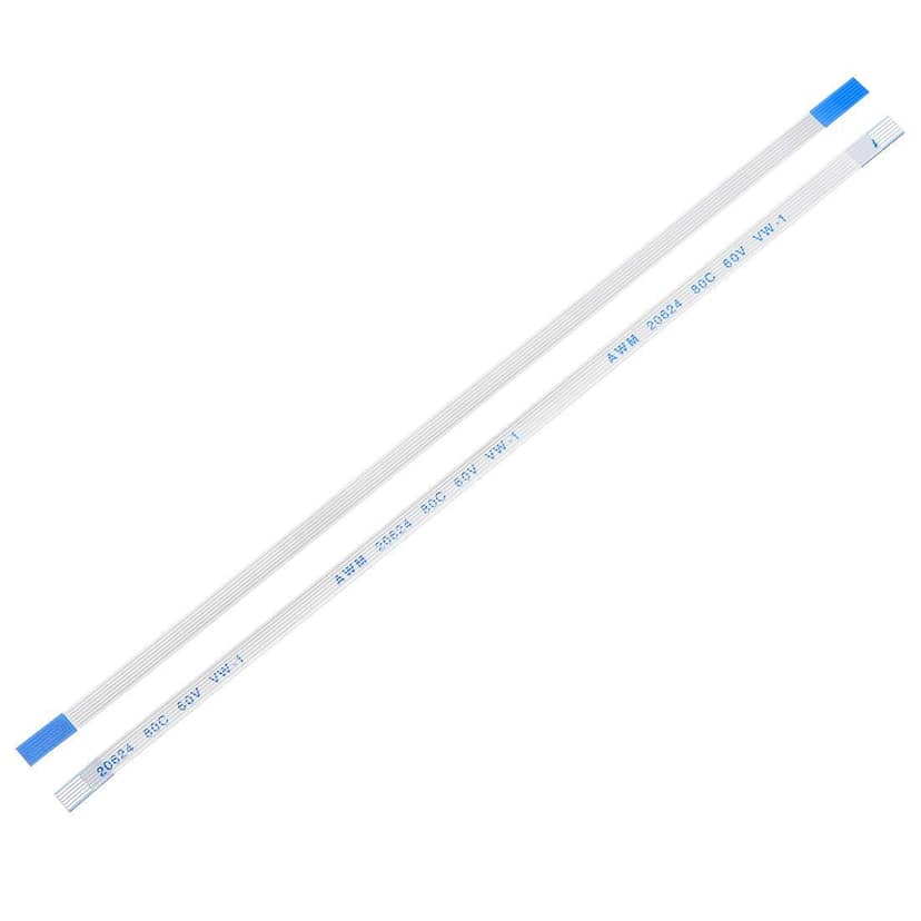 6 Pin 0.5mm Pitch 150mm Same Side Connection FFC Ribbon Flexible Flat Cable