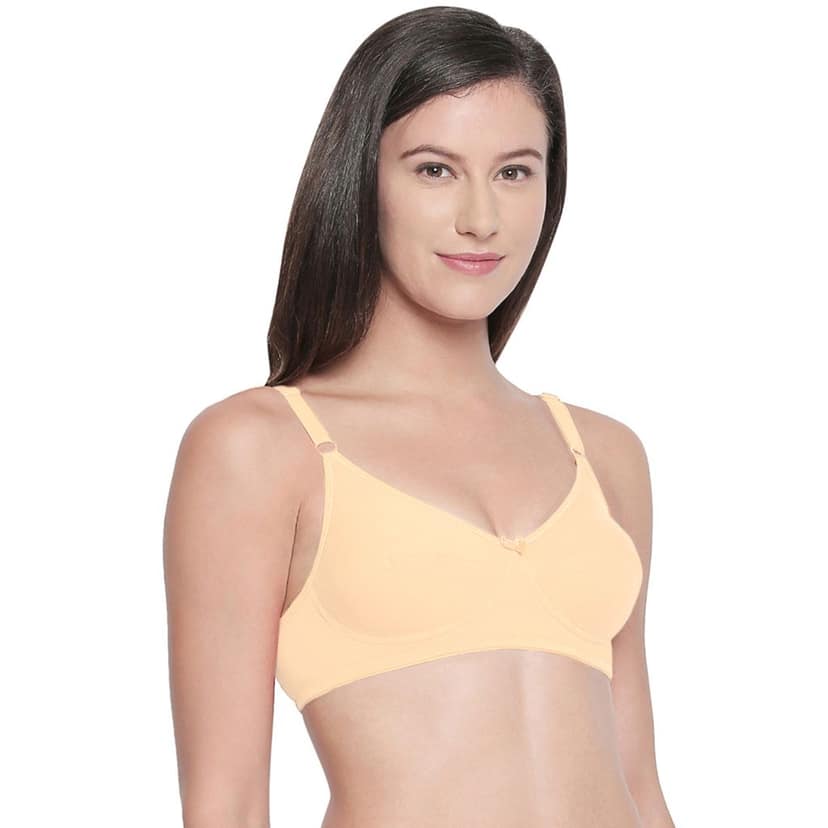 Bodycare Cotton Spandex Non Padded Non wired Perfect coverage bra-Pack of 3 view 3