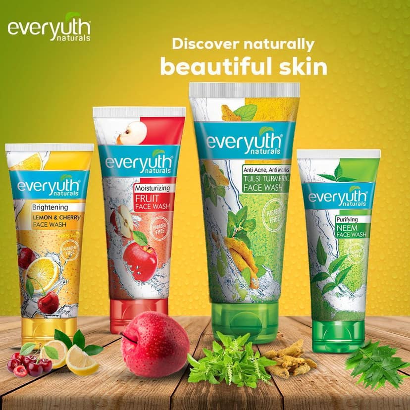 EverYuth Tulsi Turmeric Face Wash (50 g) view 3