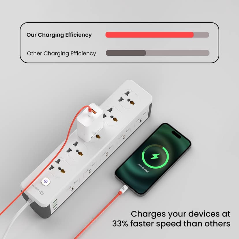 Portronics Konnect Dash Max High Grade Copper Cable, 1 M Length, Universal PD Type-C charging view 2