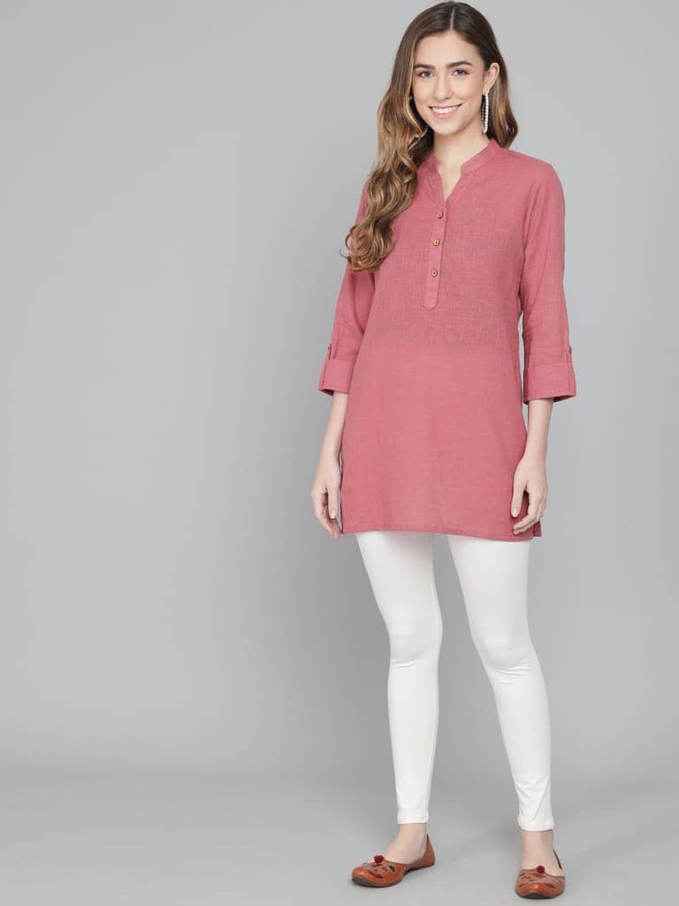 SOFT COLORS Women's Skinny Fit Ethnic Wear Ankle Length Leggings (Off White ) view 2