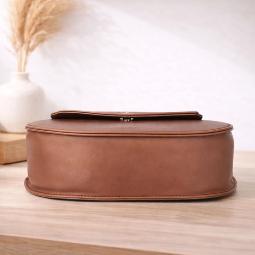 Elegant Women’s Braided Handle Sling Bag | Premium PU Leather Small Handbag | Trendy Shoulder Bag for Girls & Women view 4