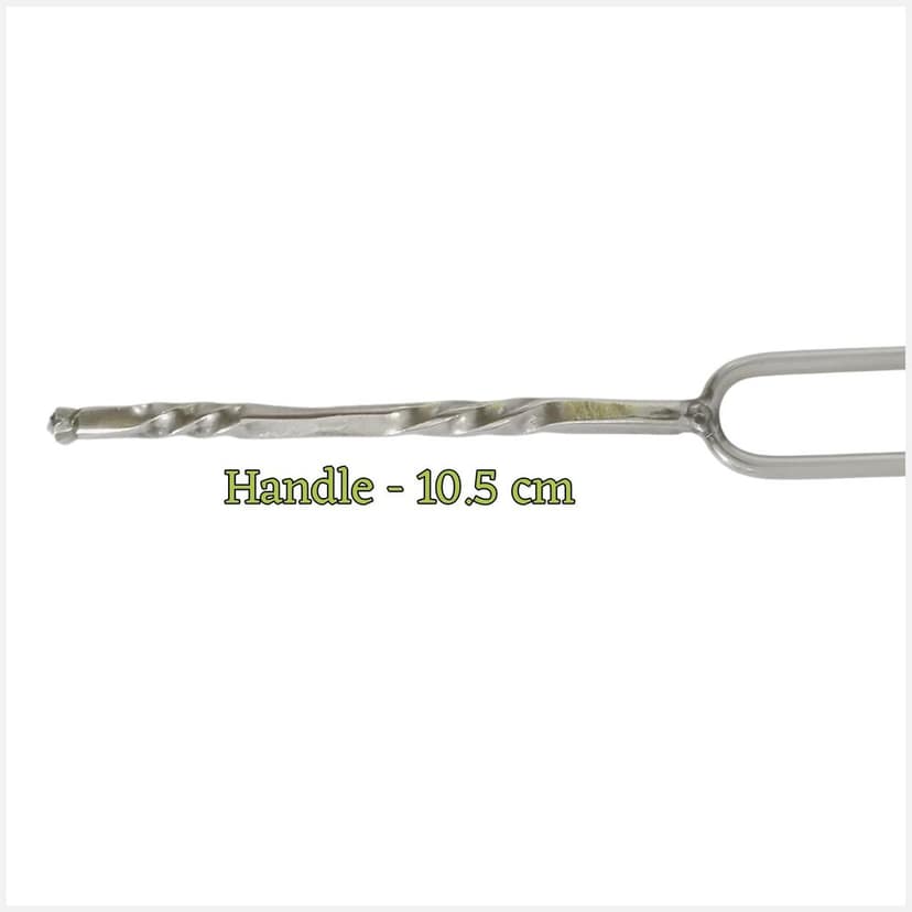 Traditional Hair Detangler Rod | 21 cm Length | Stainless Steel | Tangled Fixer | U Shape Tool for Curly Wavy Hair | Pain-Free Detangling | Styling | Sikku Kambi (Traditional Tamil Tool) view 3