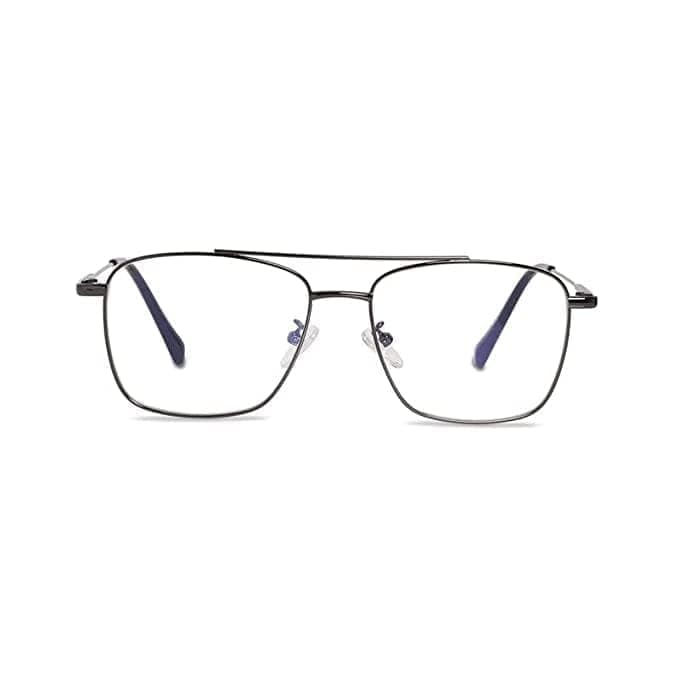 Jodykoes Designer Looking Metal Square Frame (Grey)
