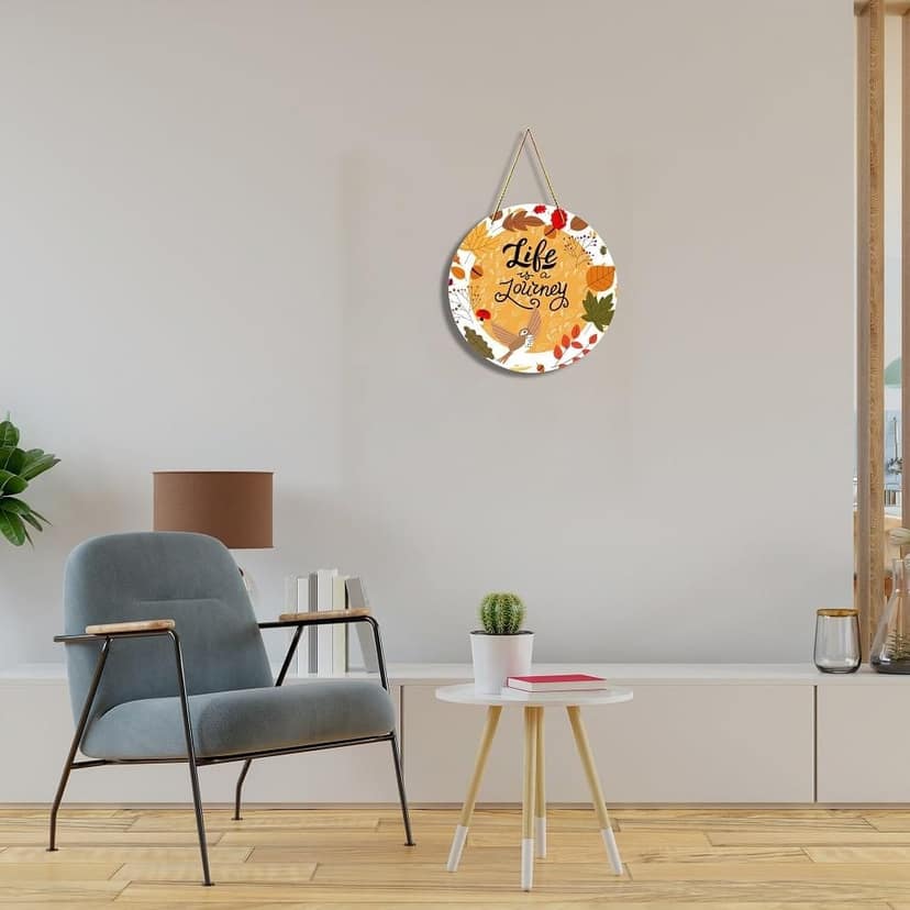 Wall Hangings for Home Decoration Items for Living Room Decor Welcome Home Wall Hanging for Home Office Decoration Handmade Craft Decorative Wall Art (WH1802) view 2