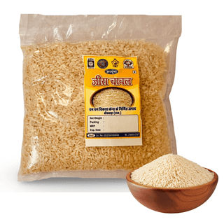 Tribal Grown Natural Rice – 500g | Unpolished, Chemical-Free Grain | Mangleshwar VDVK, Banswara | Tribal Supported Farm Product | Rich in Nutrients & Aroma