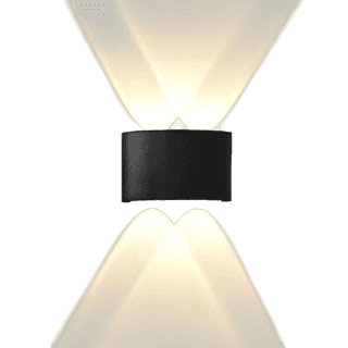 Wall Lights - 4W IP65 Waterproof Wall Lamp –2 Way Exterior Wall Light for Decoration| Up Down Light for Balcony | Outdoor Wall Lights for Elevation,Garden & Patio Lights -(Warm White)-Pack of 1_assorted colour