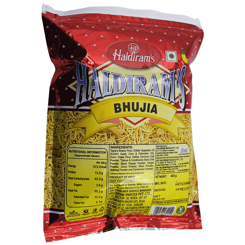Haldiram's Namkeen - Bhujia Del, 200 G Pouch view 2
