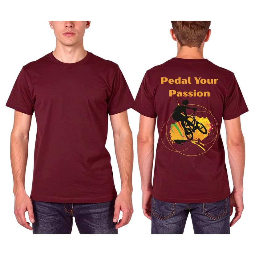 Trishoolin Sports Theme T-Shirt | Design 10386MB | Cotton Regular Fit | Crew Neck / Round Neck Half Sleeve | Pack of 1