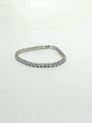 Dimplora Silver Grace Tennis Bracelet