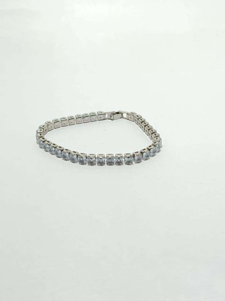 Dimplora Silver Grace Tennis Bracelet