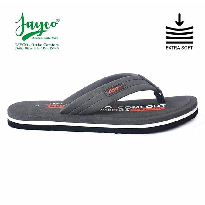 Jayco Extra Soft Ortho Care Diabetic & Orthopedic Slippers || Skid Resistant || Lightweight || Comfortable Footbed view 7