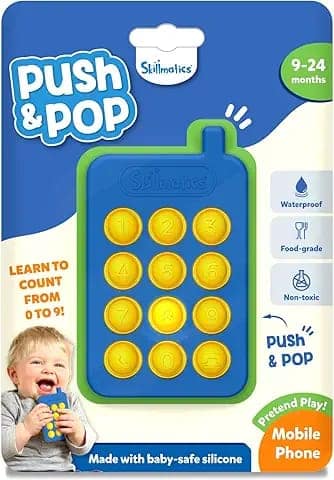 Push & Pop – Silicone Toy Phone, Sensory & Fidget Toy for Kids view 2