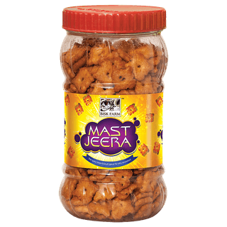BISK FARM Mast Jeera - The Spicy Jeera Biscuits, 200 g Bottle