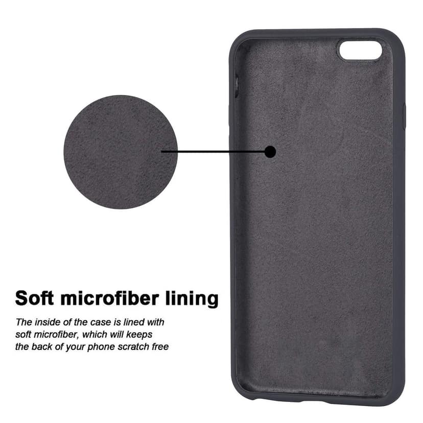 LIRAMARK Liquid Silicone Soft Back Cover Case for Apple iPhone 6 / 6S view 4