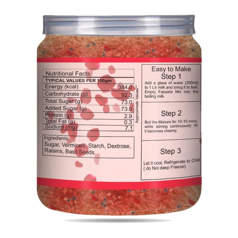 Brew Lab Combo-Instant Falooda Mix | Kesar Pista, Mango, Rose, Strawberry Flavour Each 250 g view 7