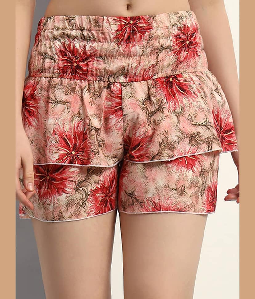Addyvero Rayon Hot Pants - Pink view 2
