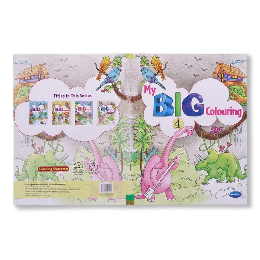 Navneet My Big Colouring Book -III and IV Bold, big and eye-catching illustrations. [Paperback] Navneet Education Limited view 6